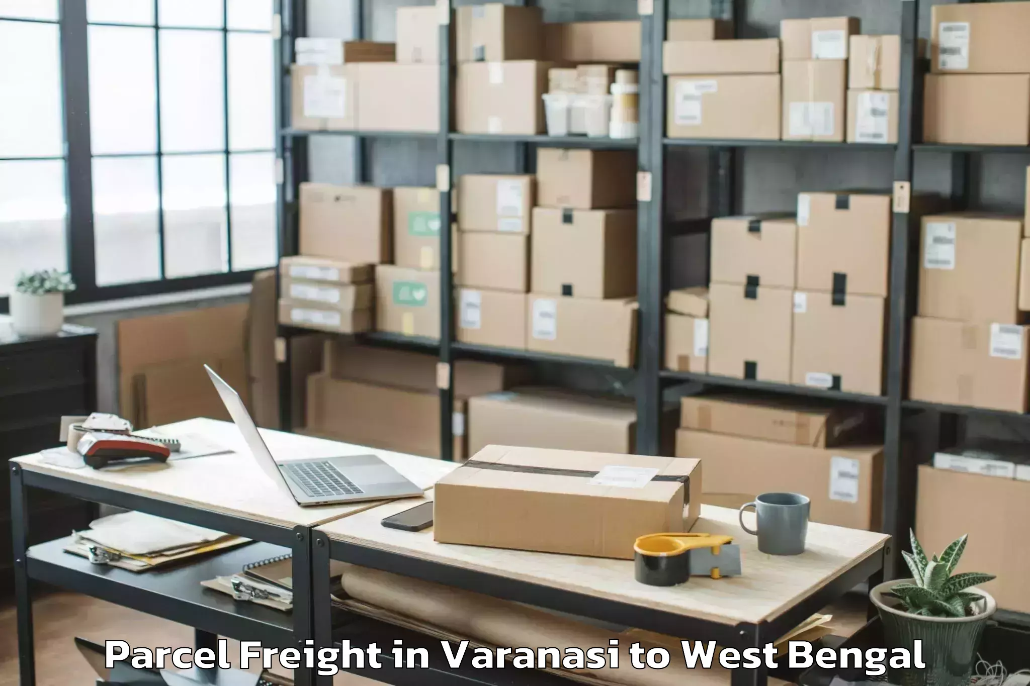 Easy Varanasi to Garbeta Parcel Freight Booking